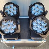 N.4 Teste mobili led Aura X + flight case