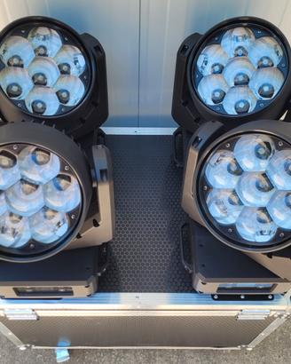 N.4 Teste mobili led Aura X + flight case