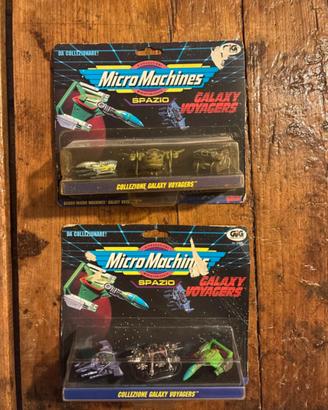 Set due Micro Machines Spazio Galaxy Voyagers