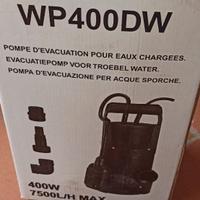 Pompa sommersa acque sporche 400W 7500 L/h nuova