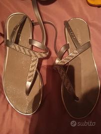 sandali infradito argento n 39