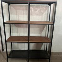Scaffale Fjallbo Ikea ferro e legno