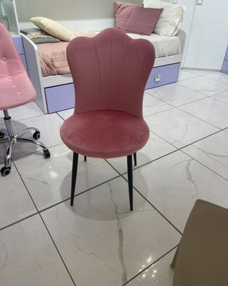 Set 4 poltroncine in velluto imballate nuove