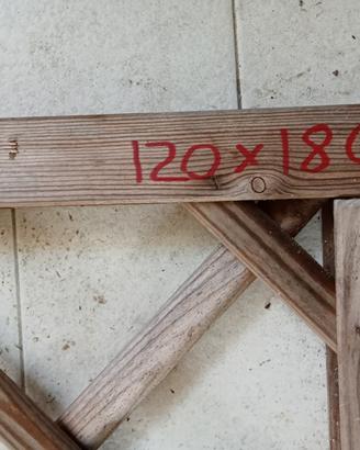 pannello grigliato legno