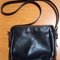 tracolla in vera pelle ARMANI