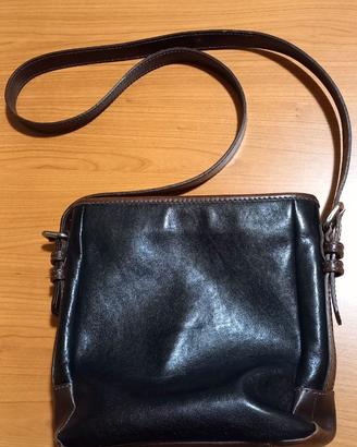 tracolla in vera pelle ARMANI