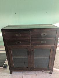 vetrinetta etnica in teak