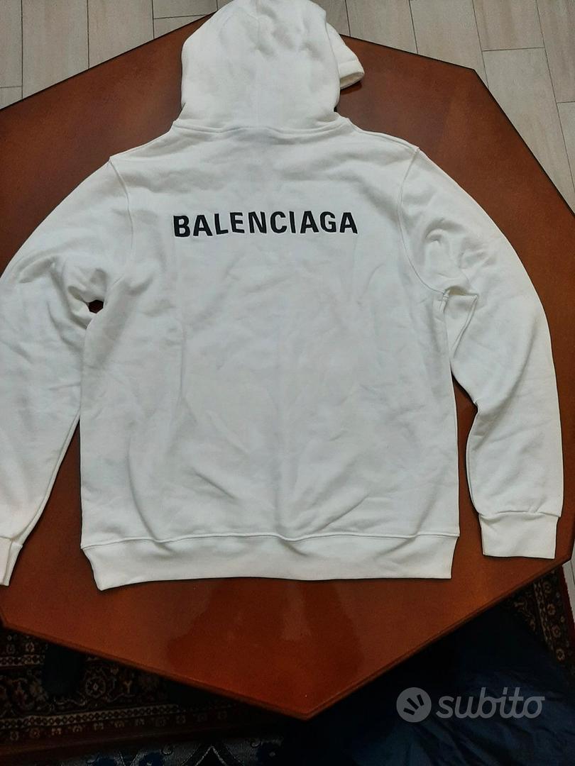 Felpa 2025 balenciaga bianca