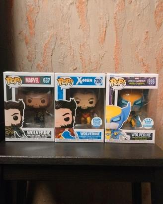 Funko Pop Wolverine Marvel 637 720 996 limited ed