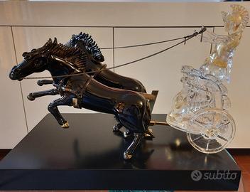 Biga romana originale in Vetro di Murano vintage