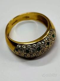 Anello oro giallo donna