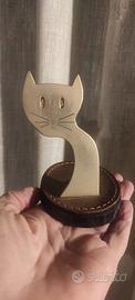 Porta orologio gatto vintage anni 70