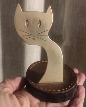 Porta orologio gatto vintage anni 70