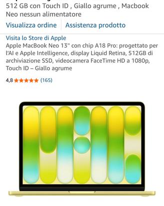Macbook Neo 512 gb