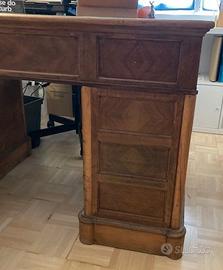 SCRIVANIA IN LEGNO MASSELLO ANTICA