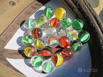 biglie in vetro vintage 