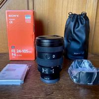 Lente Obiettivo SONY FE 24-105 mm F4 G OSS E-mount