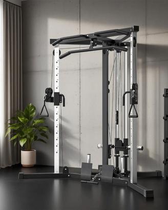 Stazione Fitness Totale con Sbarra e Bilanciere Ne
