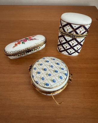 Set 3 Scatoline in Porcellana Del Prado Collection