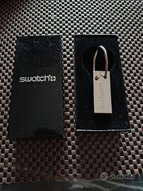 Portachiavi originale Swatch in metallo  scatola