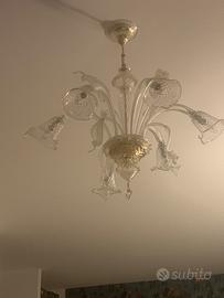 Lampadario vetro di Murano