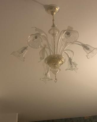 Lampadario vetro di Murano
