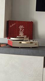 lettore LP lesaphone curliss e valigetta con LP