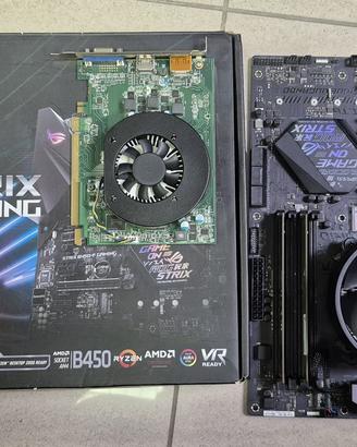 Ryzen 5  2600X + RAM 8 GB + M/B gaming  Asus + VGA