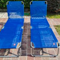 coppia Lettini senza cuscino  FIAM in alluminio 