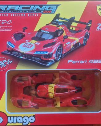 Bburago Ferrari 499P 1/24 Racing Die-Cast Metal Ki