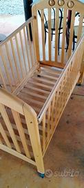 lettino legno