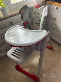 Chicco Seggiolone Polly2Start Elefante
