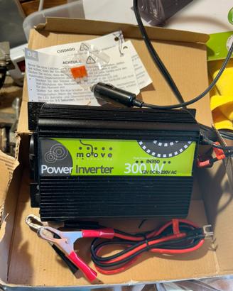 Inverter 12V 230V Moove IN350 300W Camper Auto