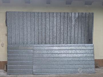 Lamiere ondulate zincate per tettoie o garage 