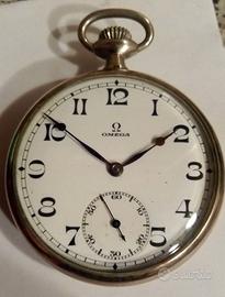 Orologio cipolla Omega con catena