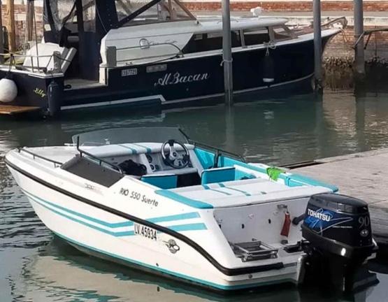 Rio suerte 550 + tohatsu 90