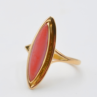 Anello Navette Corallo Naturale Sardegna 1951