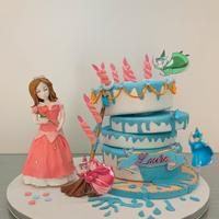 torta scenografica tema la bella addormentata 
