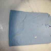 Maglia polo manica corta celeste Trussardi