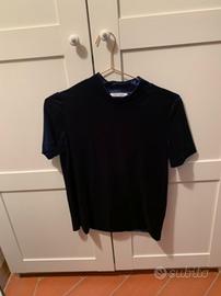 Top velluto blu Zara