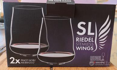 12 Riedel stemless wing calici