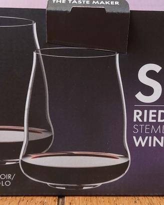 12 Riedel stemless wing calici