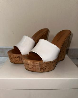 Sandalo zeppa Vittoria Bassi