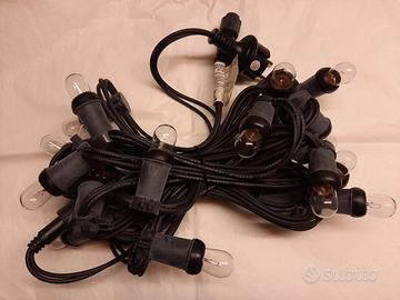 Ghirlanda cordoniera luccioloni PER ESTERNO