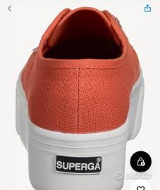 Superga rosse indossate sale