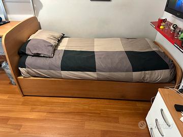 giro letto in legno