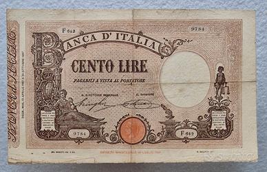 Banconota 100 Lire “Matrice”