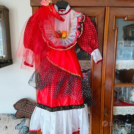 Abito vestito carnevale Spagnola bambina - Tutto per i bambini In vendita a  Livorno