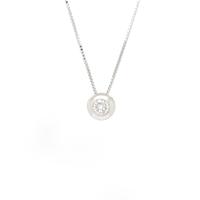 Collana punto luce cipollino 0,20 carati
