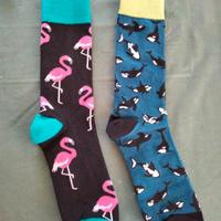 Calze in cotone a fantasia, taglia unica